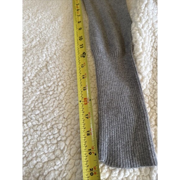 Gap Cashmere/Cotton Sweater V Neck Women M Gray Preppy Comfy - Picture 12 of 12